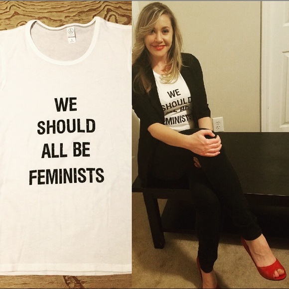 NWOT 🔳Feminist Tee!🔳 - Picture 4 of 8